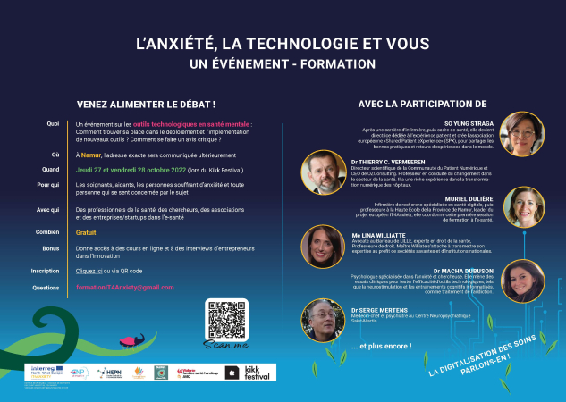Affiche promotion formation e-santé it4Anxiety